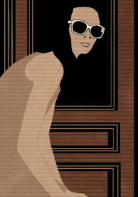 illustration fashion model